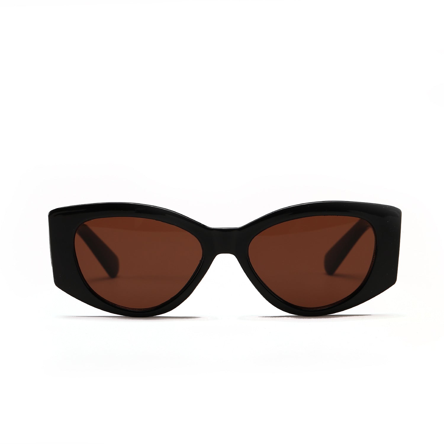 Wholesale PC Large Frame Tortoiseshell Cat Eye Sunglasses